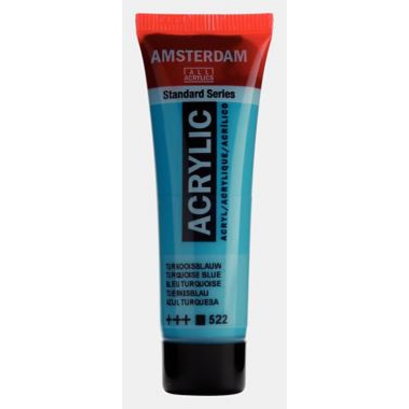 Amsterdam Acrylic 20ml 522 Turquoise Blue