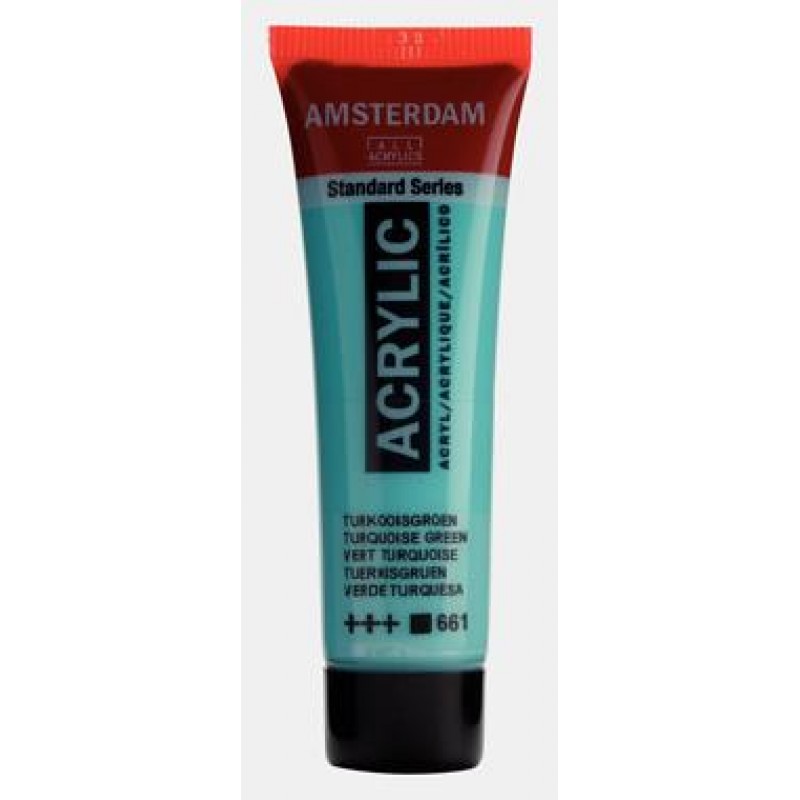 Amsterdam Acrylic 20ml 661 Turquoise Green