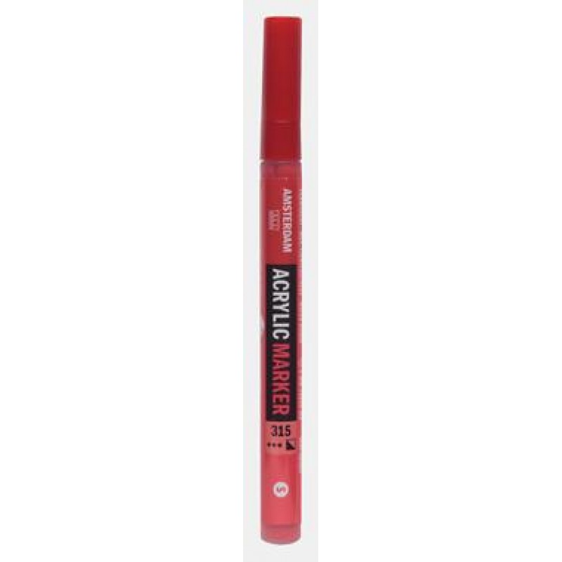 Acrylic Marker Small 1-2mm 315 Pyrrole Red