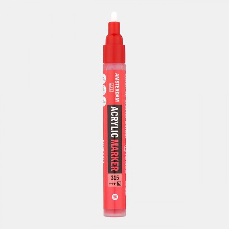 Acrylic Marker Medium 3-4mm 315 Pyrrole Red