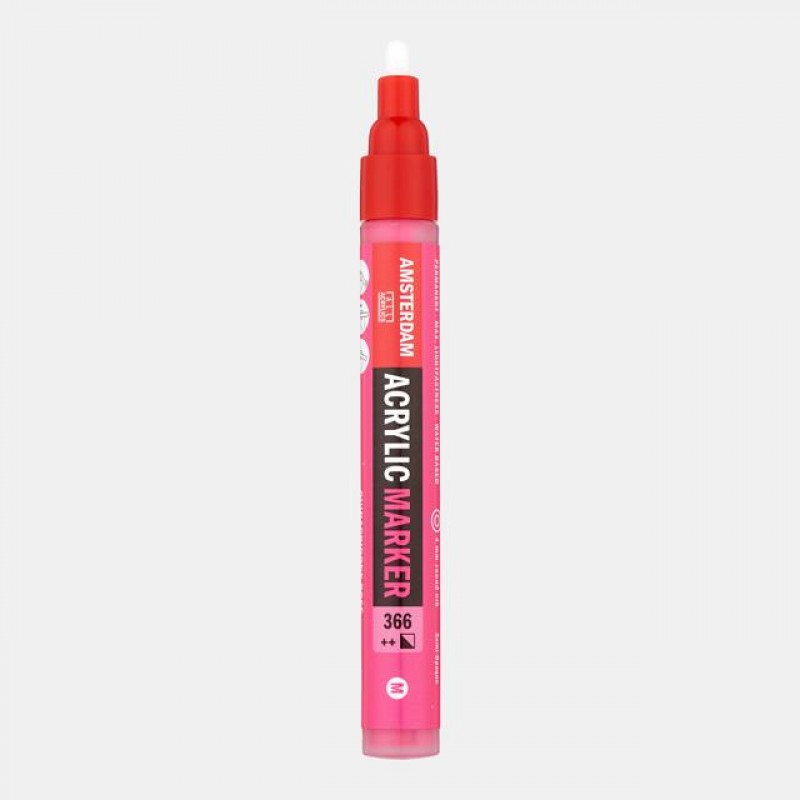 Acrylic Marker Medium 3-4mm 366 Quinacridon Rose