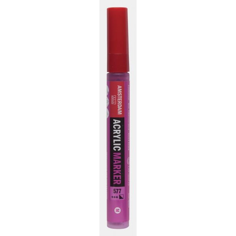 Acrylic Marker Medium 3-4mm 577 Permanent Red Violet Light