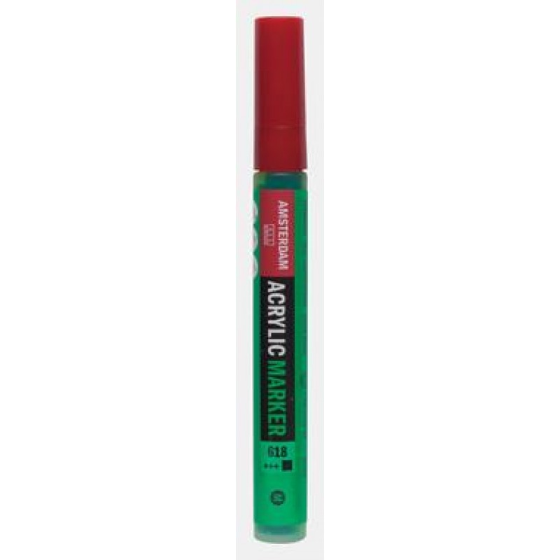 Acrylic Marker Medium 3-4mm 618 Permanent Green Light