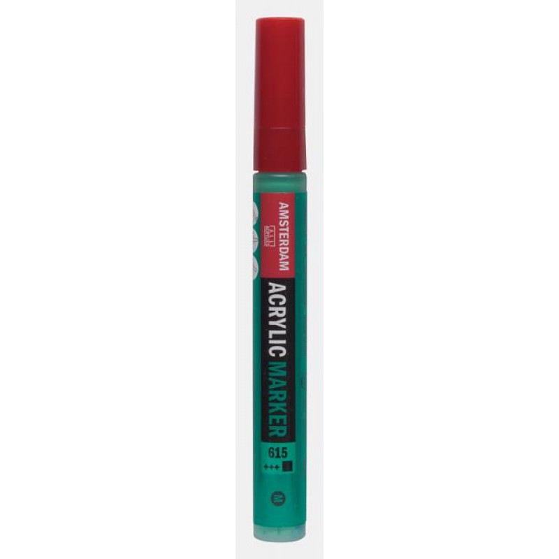 Acrylic Marker Medium 3-4mm 615 Emerald Green