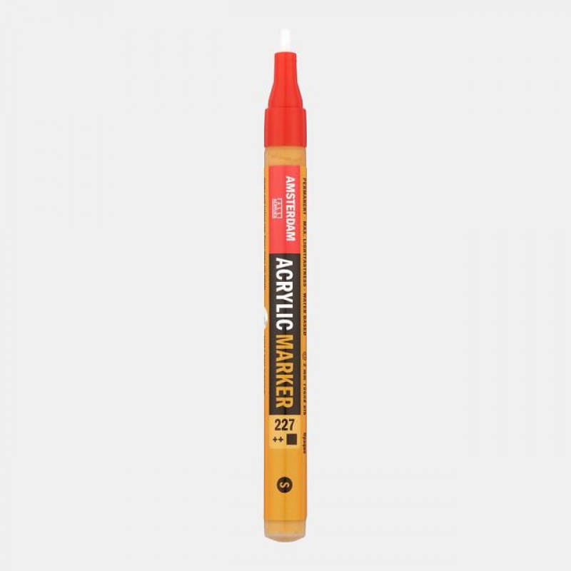 Acrylic Marker Small 1-2mm 227 Yellow Ochre