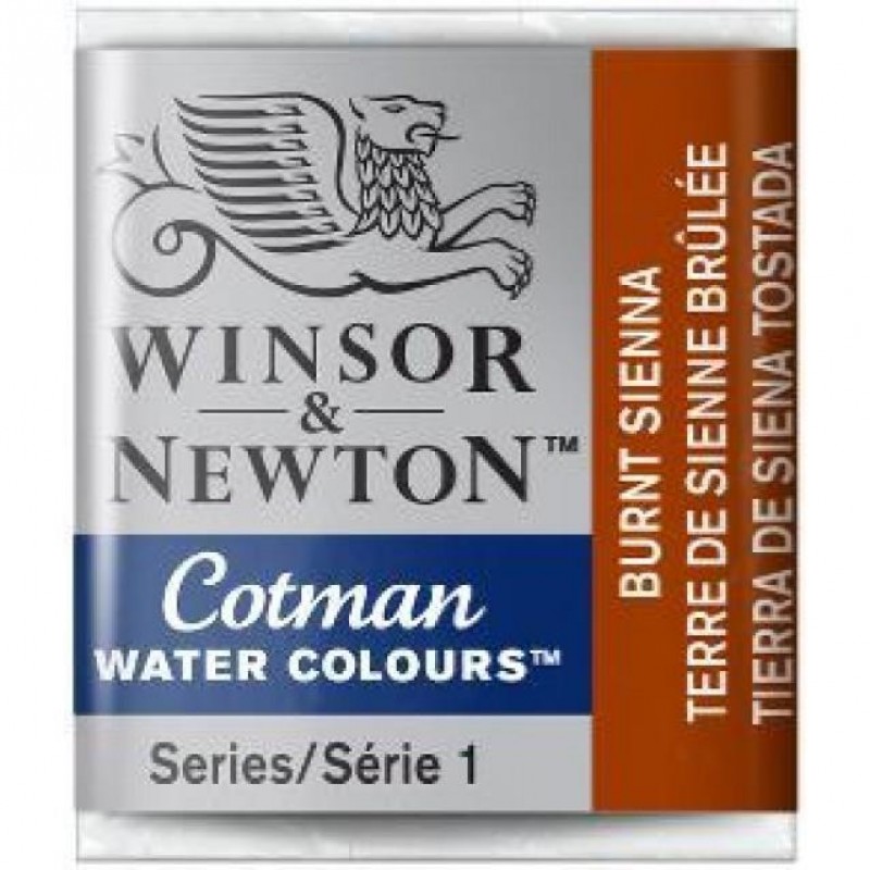 Cotman Half Pan 074 Burnt Sienna