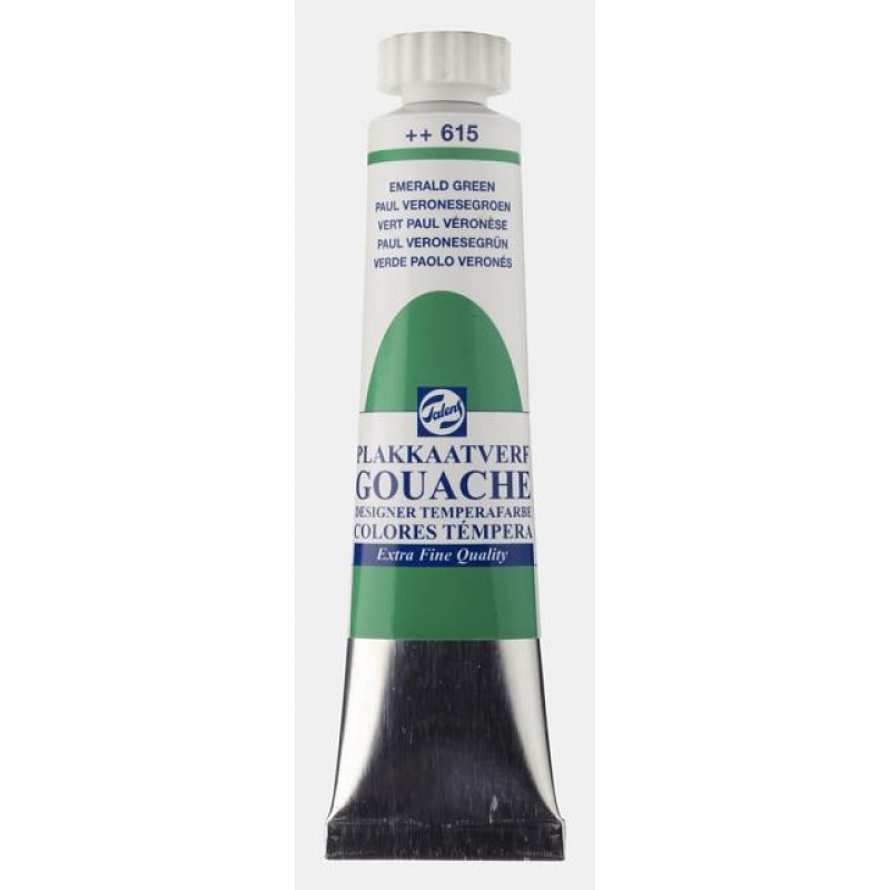 Talens Gouache 20ml No 615 Emerald Green