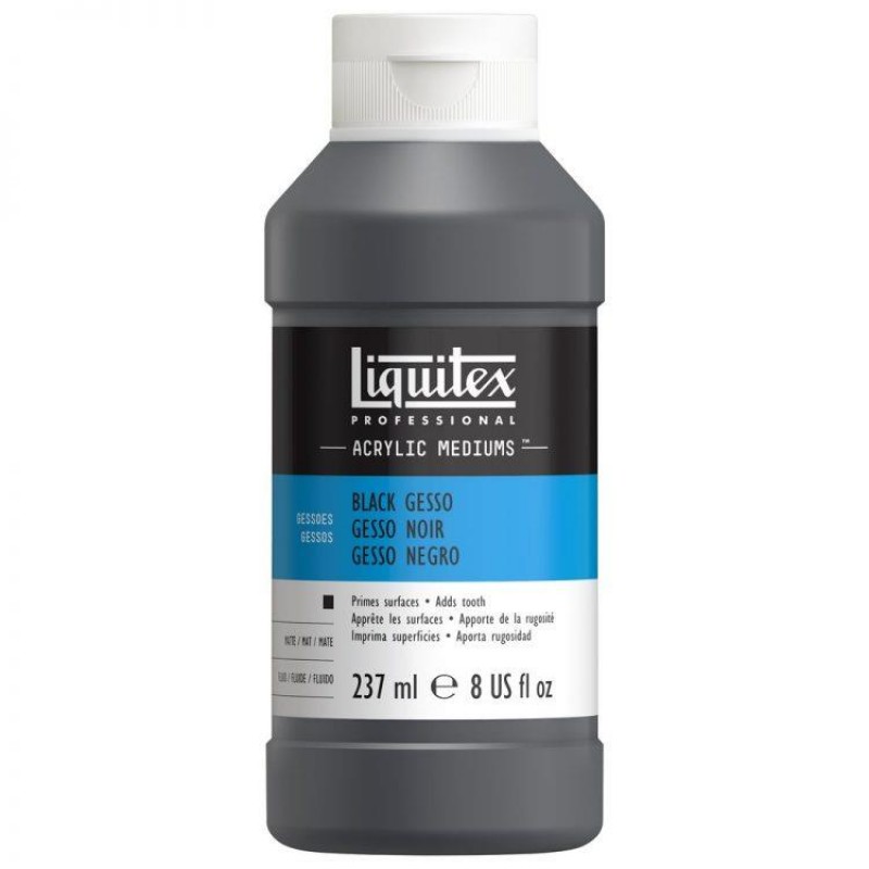 Liquitex Professional Έτοιμη Προετοιμασία Μαύρο Gesso 237ml