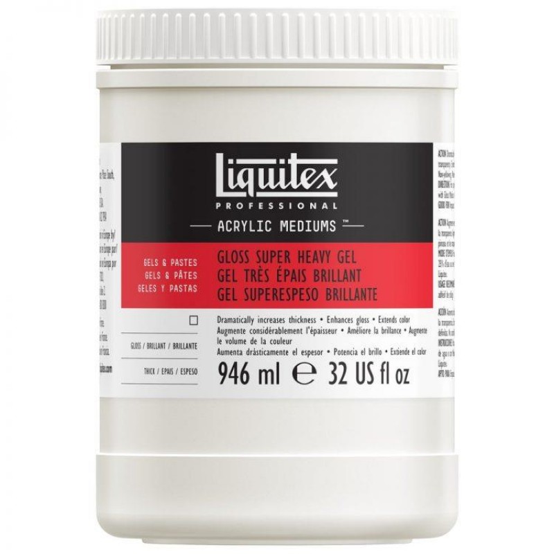 Liquitex Professional Gloss Super Heavy Gel Medium 946ml