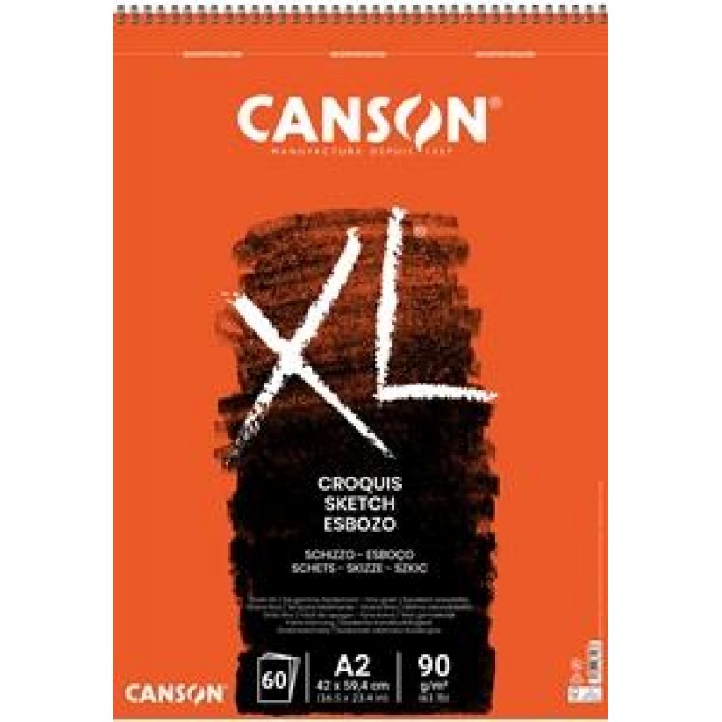 Canson Μπλοκ XL Sketch A2 90g 60φ