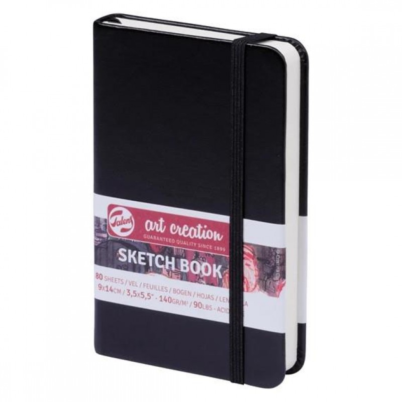 Art Creation Sketch Book 9x14cm 140gr 80p Black