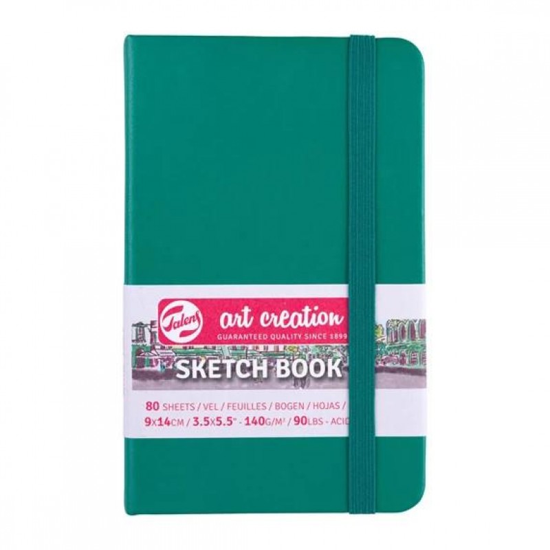 Art Creation Sketch Book 9x14cm 140gr 80p Forest Green