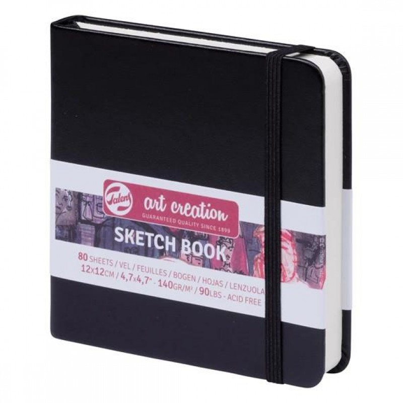 Art Creation Sketch Book 12x12cm 140g 80p Black