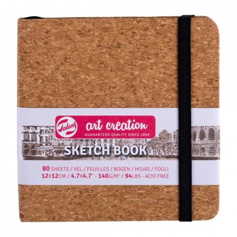 Art Creation Sketch Book 12x12cm 140g 80p Cork