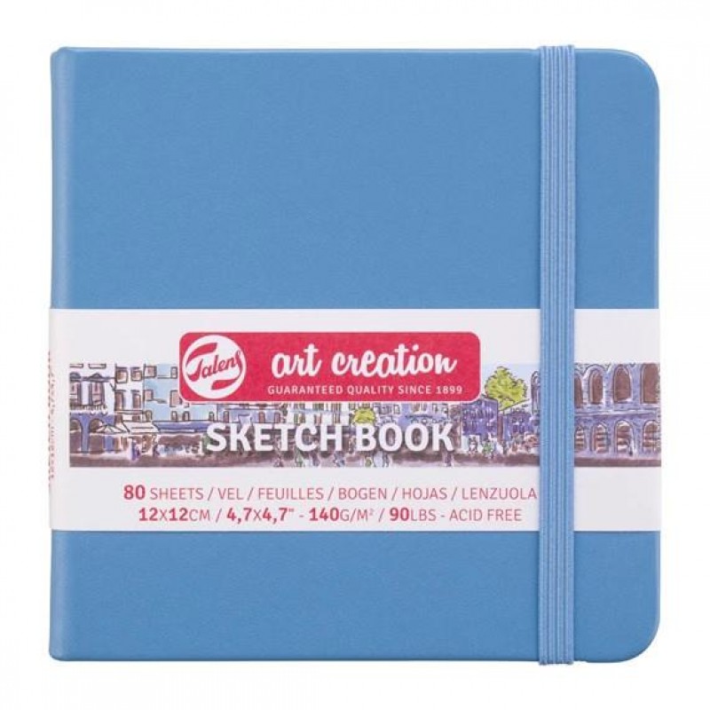 Art Creation Sketch Book 12x12cm 140g 80p Lake Blue