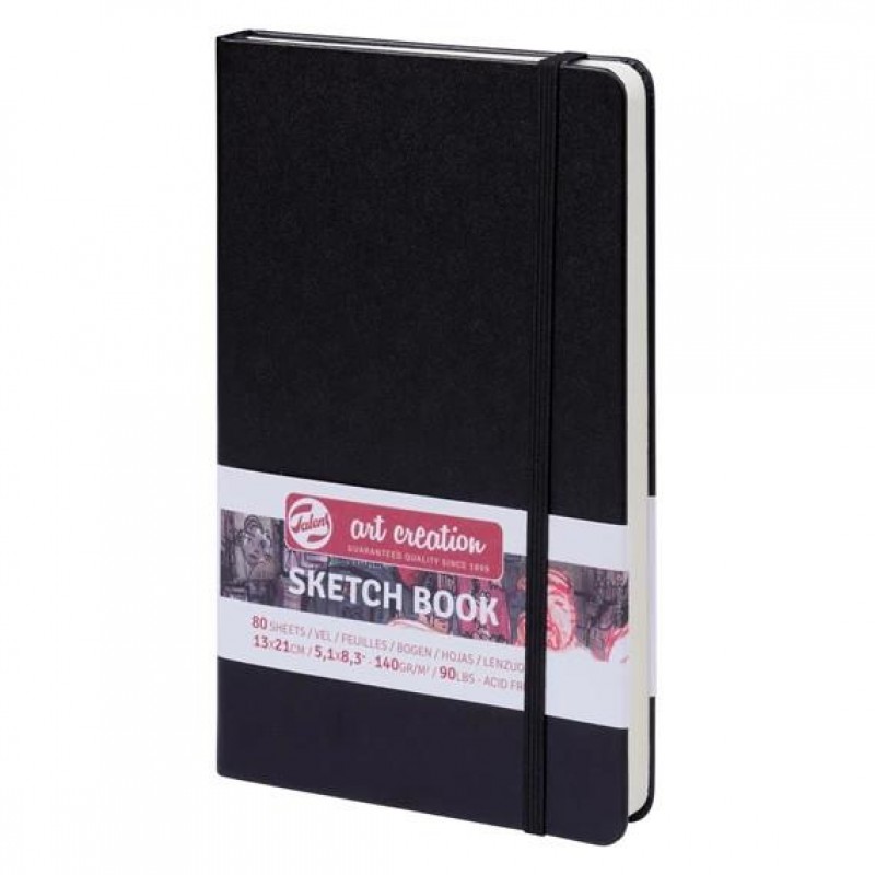 Art Creation Sketch Book 13x21cm 140gr 80p Black