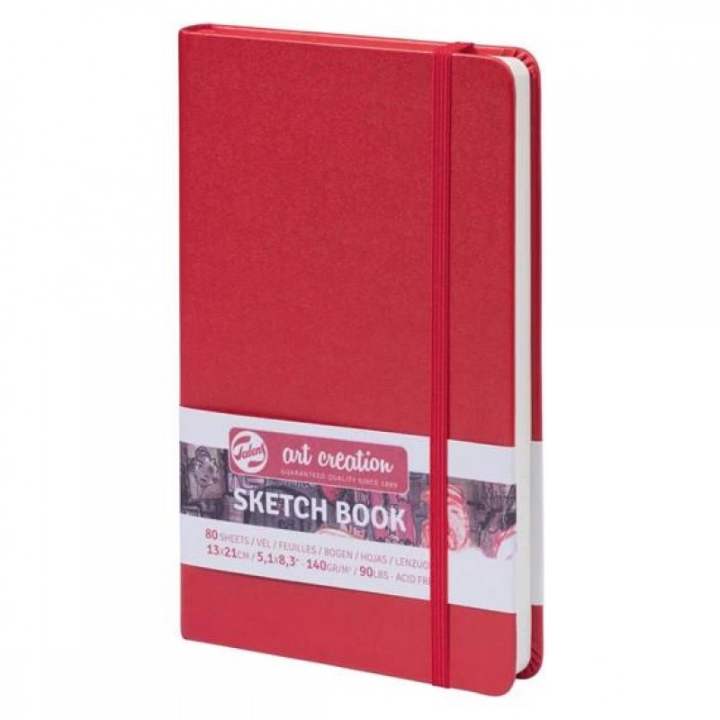 Art Creation Sketch Book 13x21cm 140gr 80p Red