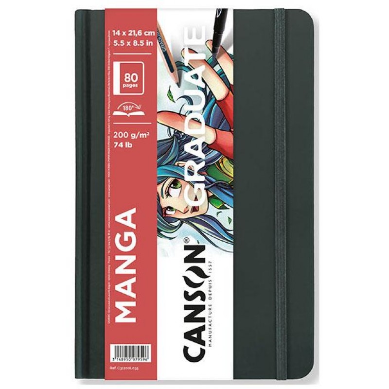 Canson Μπλοκ Graduate Manga 14x21.6cm 200g 40φ