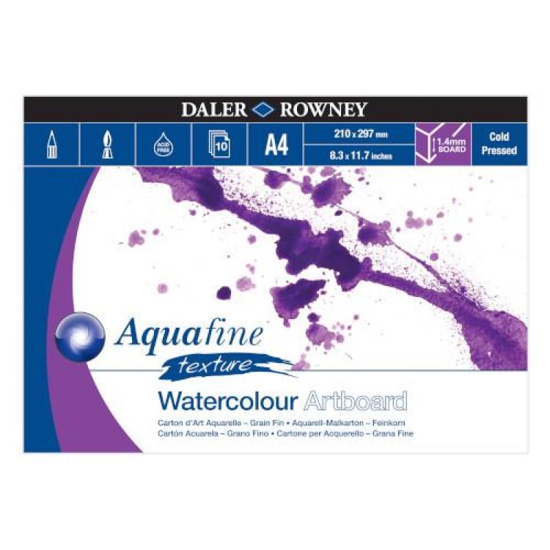 Daler Aquafine Watercolor Art Board Pad CP A4 10φ