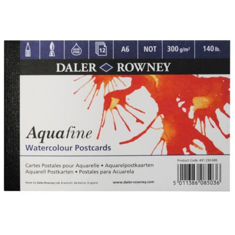 Daler Μπλοκ Ακουαρέλας Aquafine CP A6 - 105mm x 148mm 300g 12 φύλλα