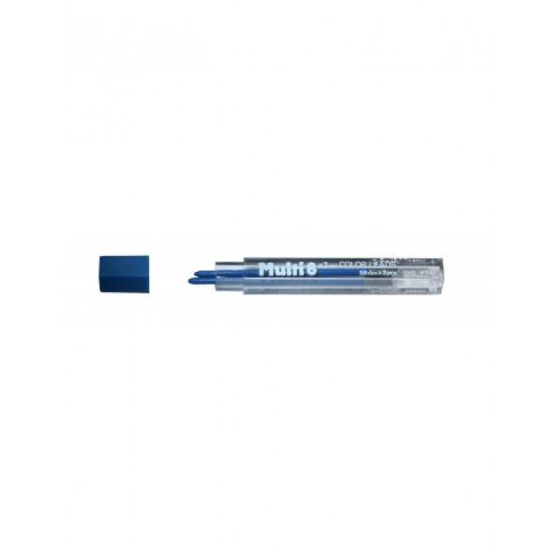 2 Χρωματιστές Μύτες Μηχανικού Μολυβιού Pentel 2mm Μπλέ